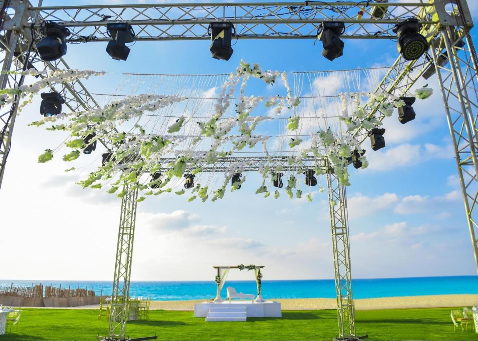 Borg El Arab Beach Resort Экстерьер фото A wedding canopy